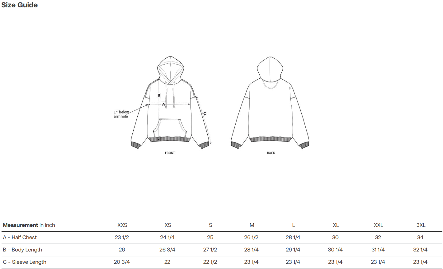 Heavy Over-Sized Hoodie - Black