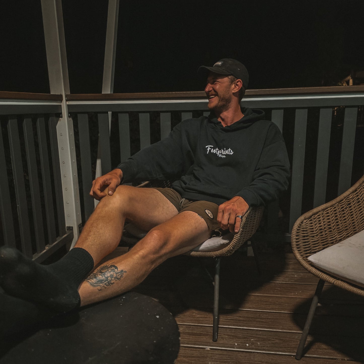 Heavy Over-Sized Hoodie - Black